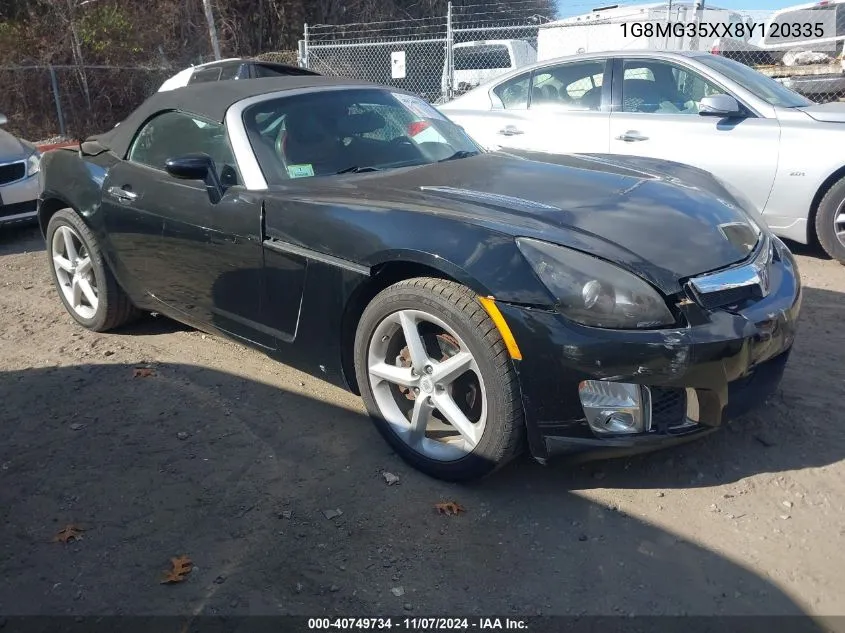 2008 Saturn Sky Red Line VIN: 1G8MG35XX8Y120335 Lot: 40749734