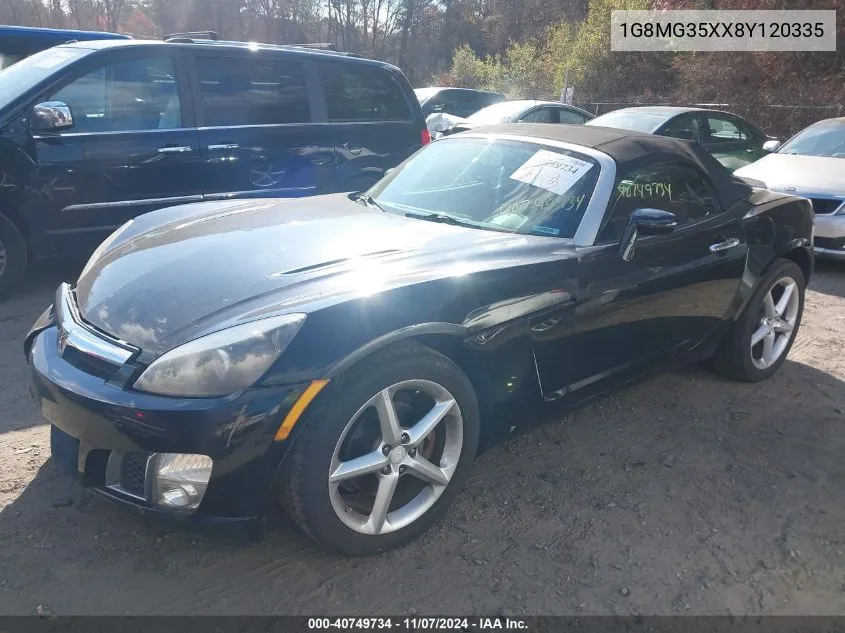 2008 Saturn Sky Red Line VIN: 1G8MG35XX8Y120335 Lot: 40749734