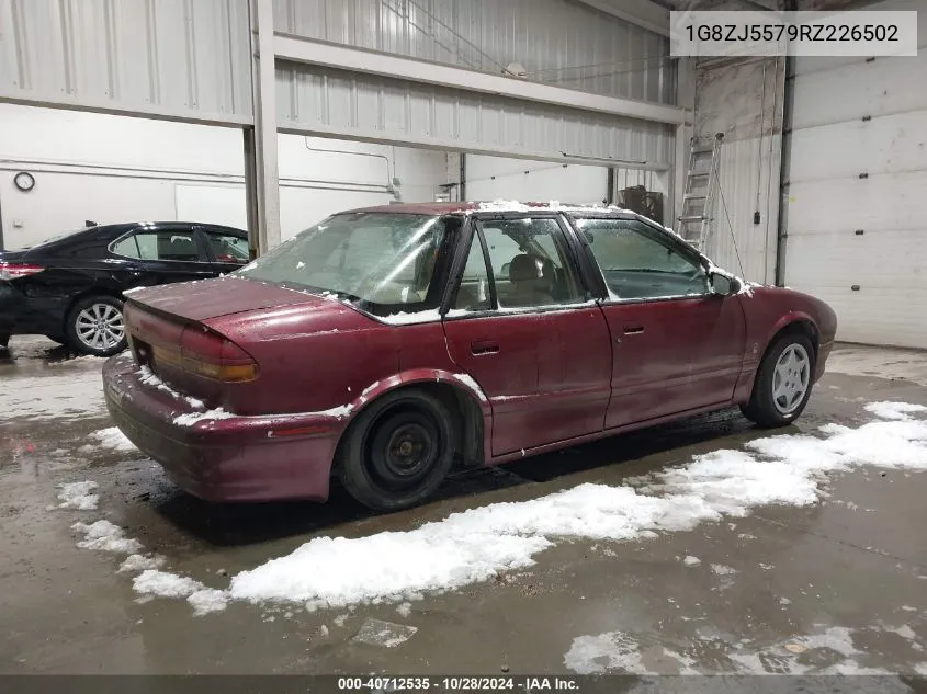 1994 Saturn Sl2 VIN: 1G8ZJ5579RZ226502 Lot: 40712535