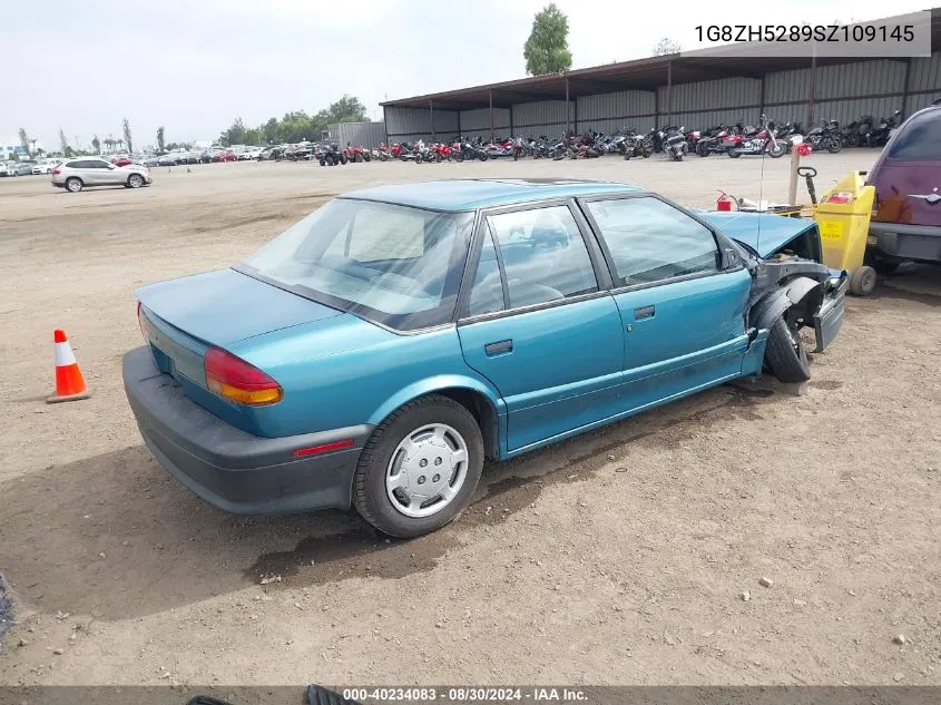 1995 Saturn Sl1 VIN: 1G8ZH5289SZ109145 Lot: 40234083