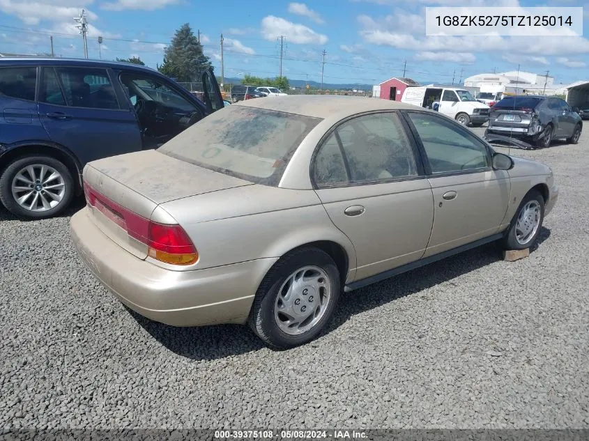 1996 Saturn Sl2 VIN: 1G8ZK5275TZ125014 Lot: 39375108