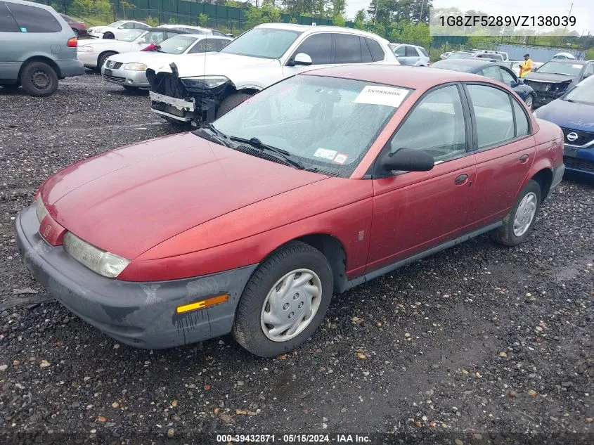 1997 Saturn Sl VIN: 1G8ZF5289VZ138039 Lot: 39432871