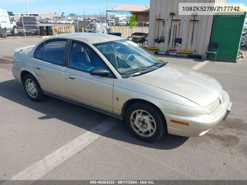 1997 Saturn Sl Sl2 VIN: 1G8ZK5278VZ177742 Lot: 40363332