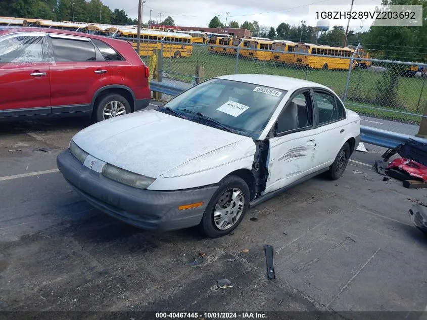 1997 Saturn Sl Sl1 VIN: 1G8ZH5289VZ203692 Lot: 40467445