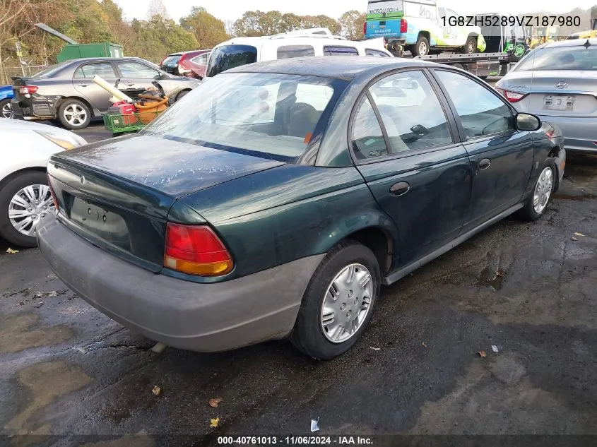 1997 Saturn Sl Sl1 VIN: 1G8ZH5289VZ187980 Lot: 40761013