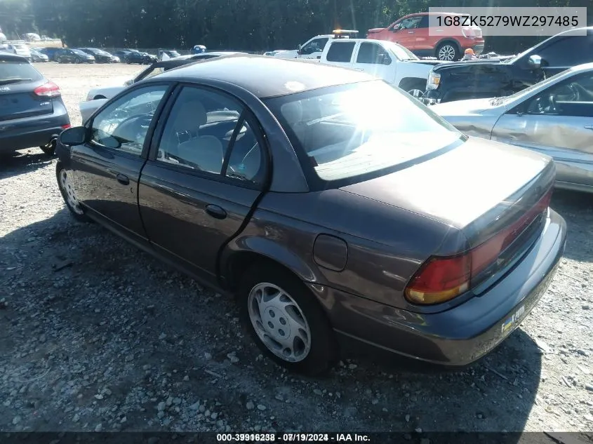 1998 Saturn Sl2 VIN: 1G8ZK5279WZ297485 Lot: 39916238