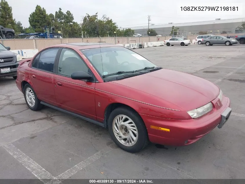 1998 Saturn Sl2 VIN: 1G8ZK5279WZ198181 Lot: 40359130