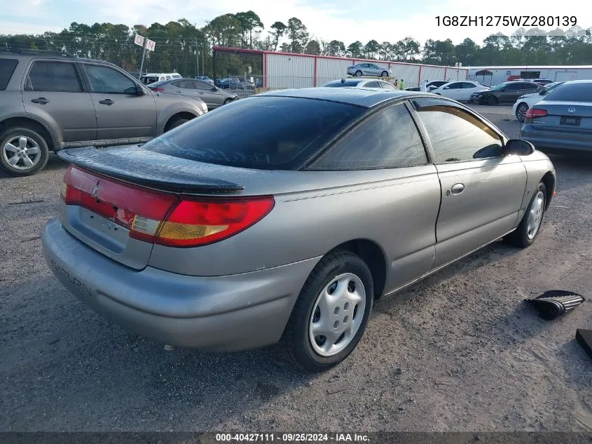 1998 Saturn Sc2 VIN: 1G8ZH1275WZ280139 Lot: 40427111