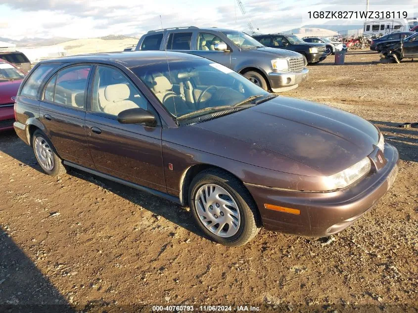 1998 Saturn Sw2 VIN: 1G8ZK8271WZ318119 Lot: 40760793