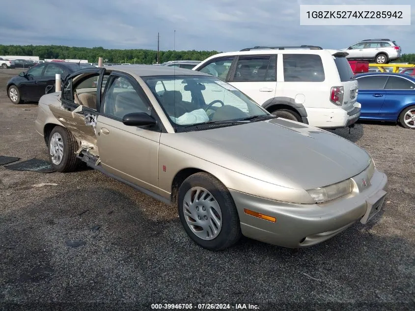 1999 Saturn Sl2 VIN: 1G8ZK5274XZ285942 Lot: 39946705