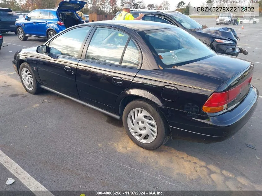 1999 Saturn Sl2 VIN: 1G8ZK5278XZ212802 Lot: 40806258