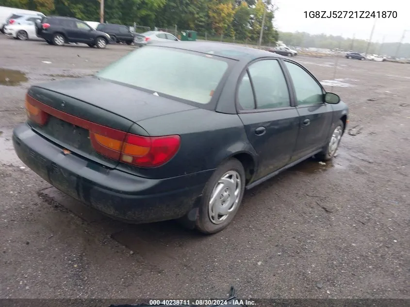 1G8ZJ52721Z241870 2001 Saturn Sl2