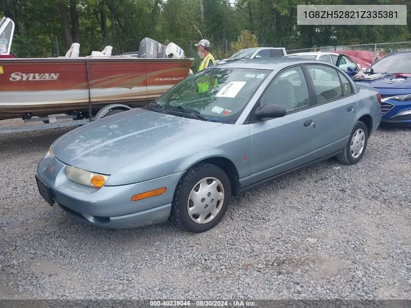 2001 Saturn Sl1 VIN: 1G8ZH52821Z335381 Lot: 40239046