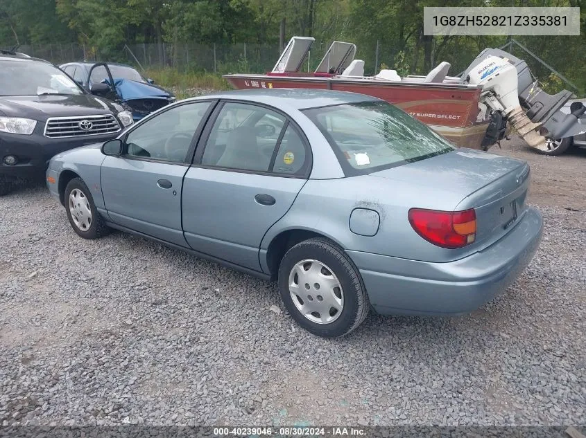 2001 Saturn Sl1 VIN: 1G8ZH52821Z335381 Lot: 40239046