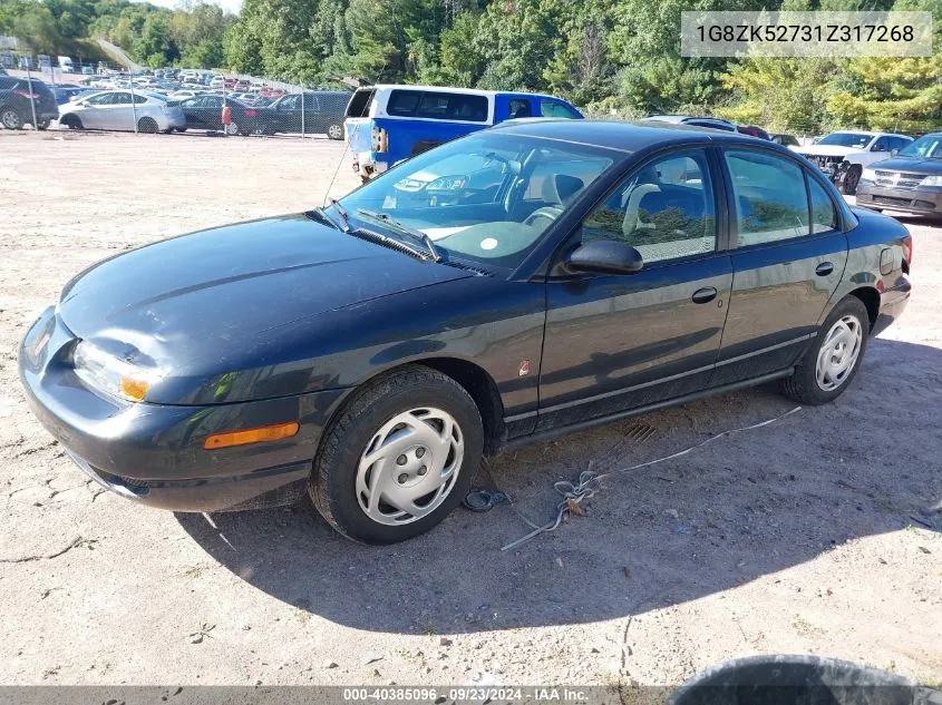 2001 Saturn Sl2 VIN: 1G8ZK52731Z317268 Lot: 40385096