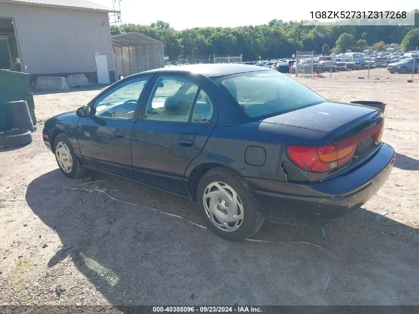 2001 Saturn Sl2 VIN: 1G8ZK52731Z317268 Lot: 40385096