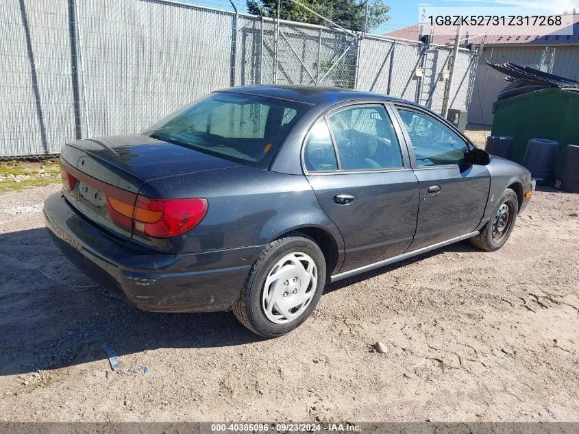 2001 Saturn Sl2 VIN: 1G8ZK52731Z317268 Lot: 40385096