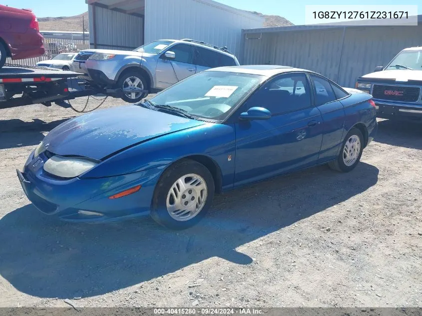 2001 Saturn Sc2 VIN: 1G8ZY12761Z231671 Lot: 40415280