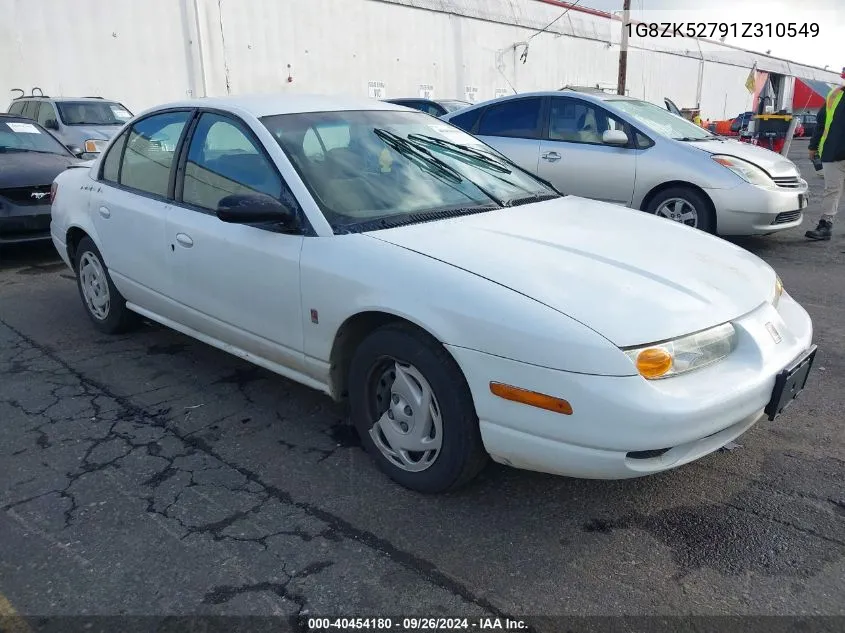 2001 Saturn Sl2 VIN: 1G8ZK52791Z310549 Lot: 40454180