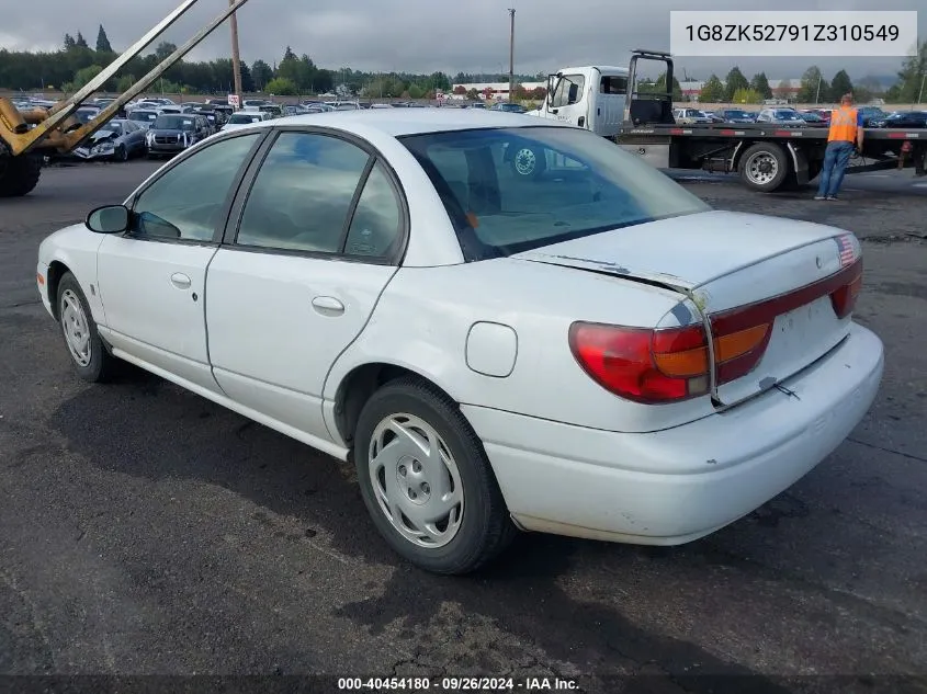 2001 Saturn Sl2 VIN: 1G8ZK52791Z310549 Lot: 40454180