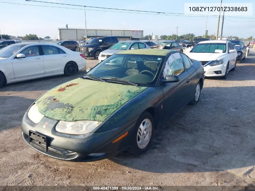 2001 Saturn Sc2 VIN: 1G8ZY12701Z338683 Lot: 40471399