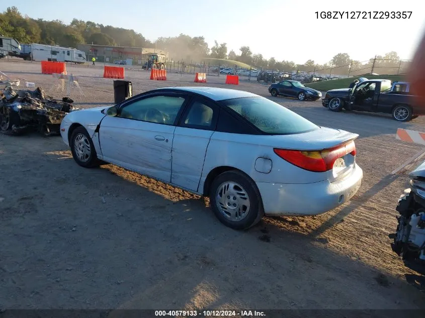 2001 Saturn Sc2 VIN: 1G8ZY12721Z293357 Lot: 40579133