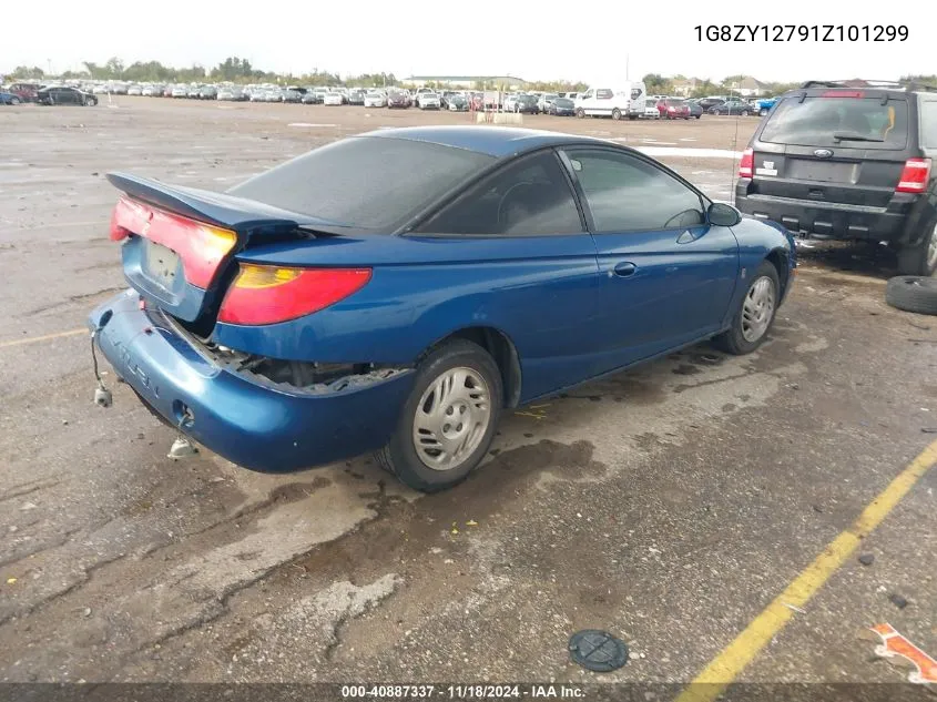 2001 Saturn Sc 3Dr VIN: 1G8ZY12791Z101299 Lot: 40887337