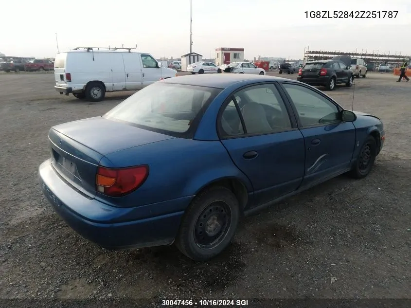 1G8ZL52842Z251787 2002 Saturn Sl