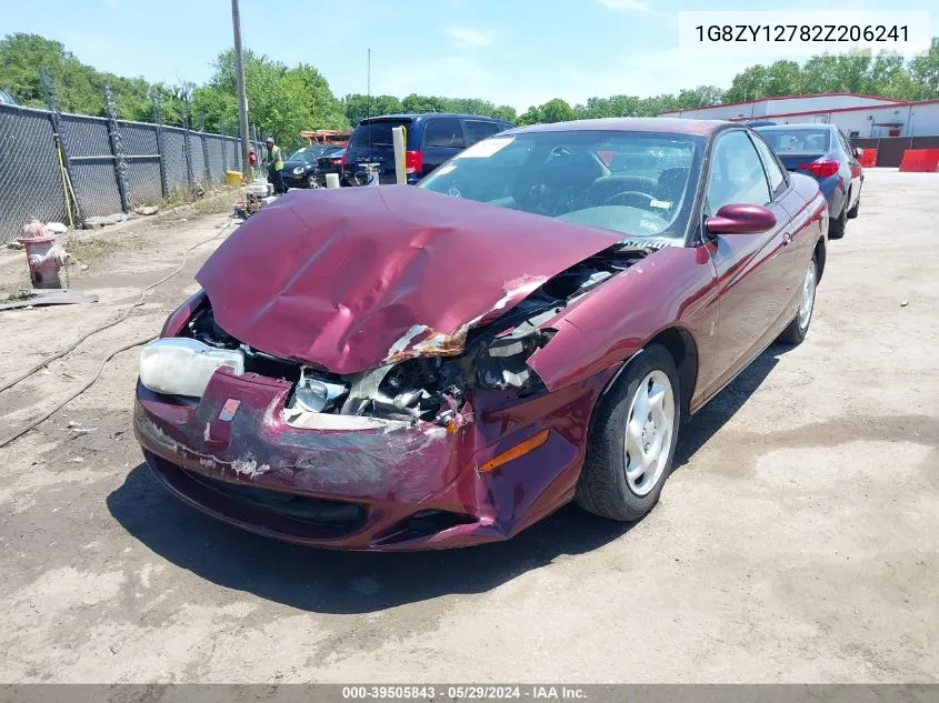 2002 Saturn S-Series Sc2 VIN: 1G8ZY12782Z206241 Lot: 39505843