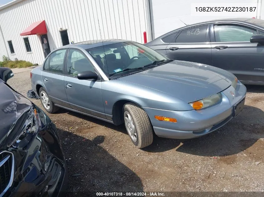 2002 Saturn S-Series Sl2 VIN: 1G8ZK52742Z230187 Lot: 40107318