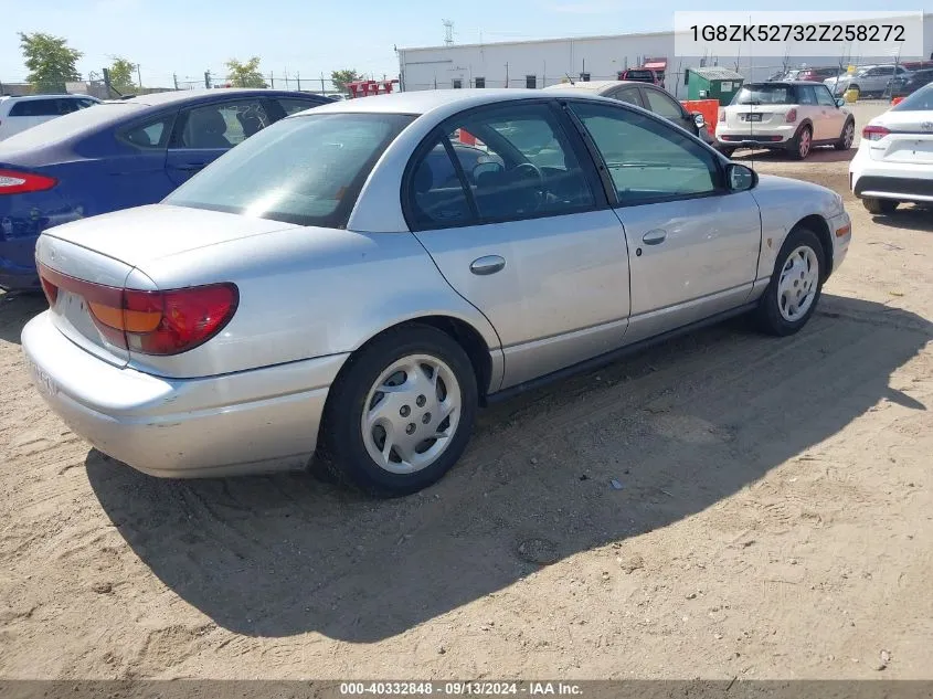 2002 Saturn S-Series Sl2 VIN: 1G8ZK52732Z258272 Lot: 40332848