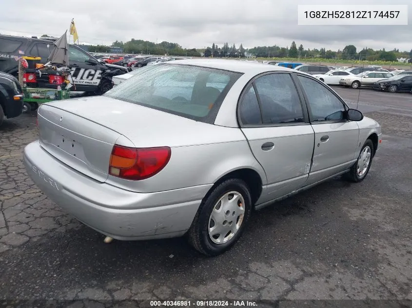 2002 Saturn S-Series Sl1 VIN: 1G8ZH52812Z174457 Lot: 40346981