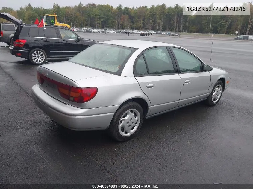 2002 Saturn S-Series Sl2 VIN: 1G8ZK52772Z178246 Lot: 40394991