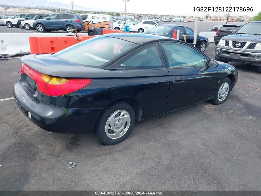 2002 Saturn S-Series Sc1 VIN: 1G8ZP12812Z178696 Lot: 40412787