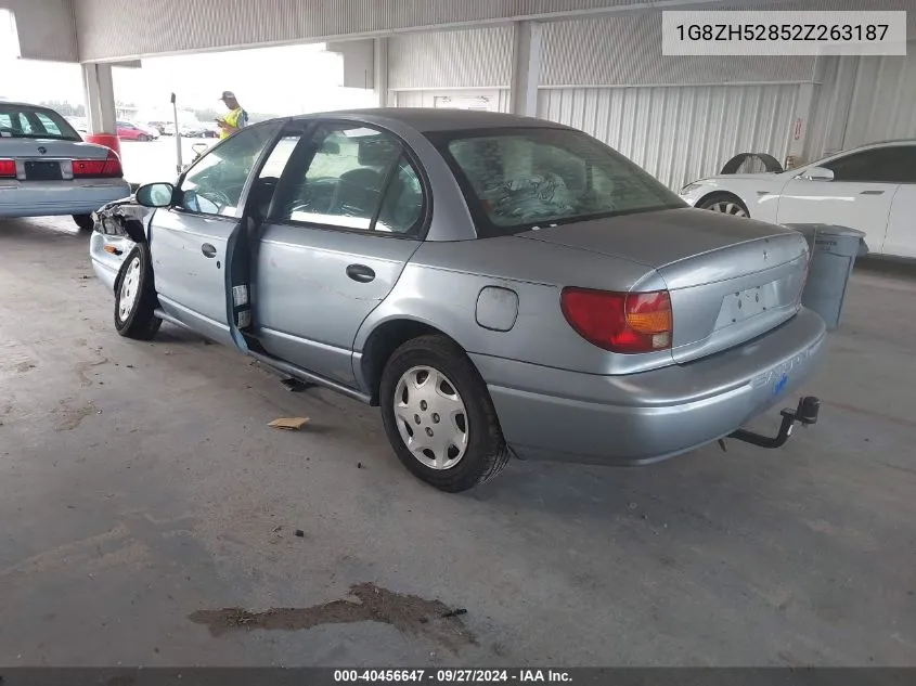 2002 Saturn S-Series Sl1 VIN: 1G8ZH52852Z263187 Lot: 40456647