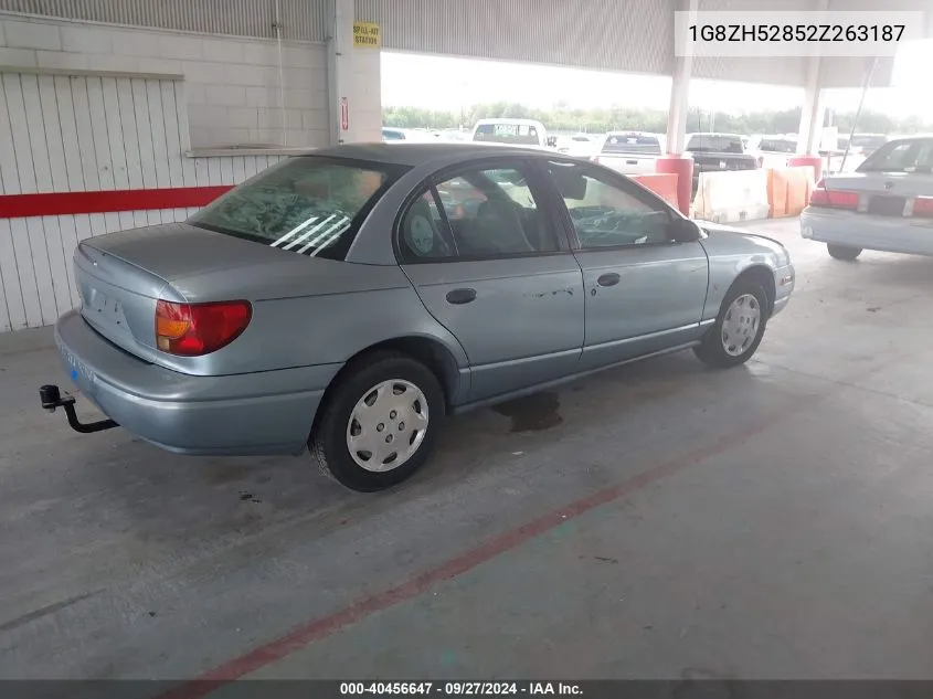 2002 Saturn S-Series Sl1 VIN: 1G8ZH52852Z263187 Lot: 40456647