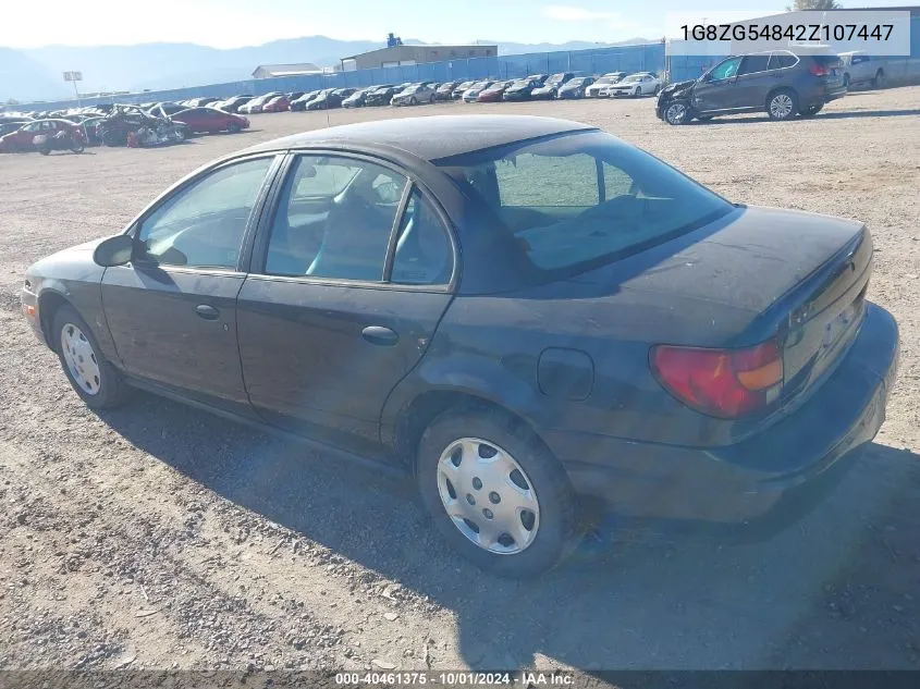 2002 Saturn S-Series Sl1 VIN: 1G8ZG54842Z107447 Lot: 40461375