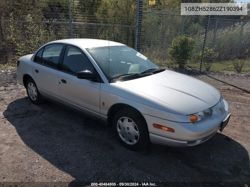 2002 Saturn S-Series Sl1 VIN: 1G8ZH52862Z190394 Lot: 40464805