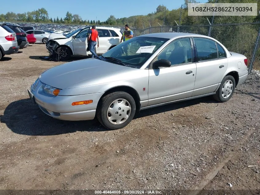 2002 Saturn S-Series Sl1 VIN: 1G8ZH52862Z190394 Lot: 40464805