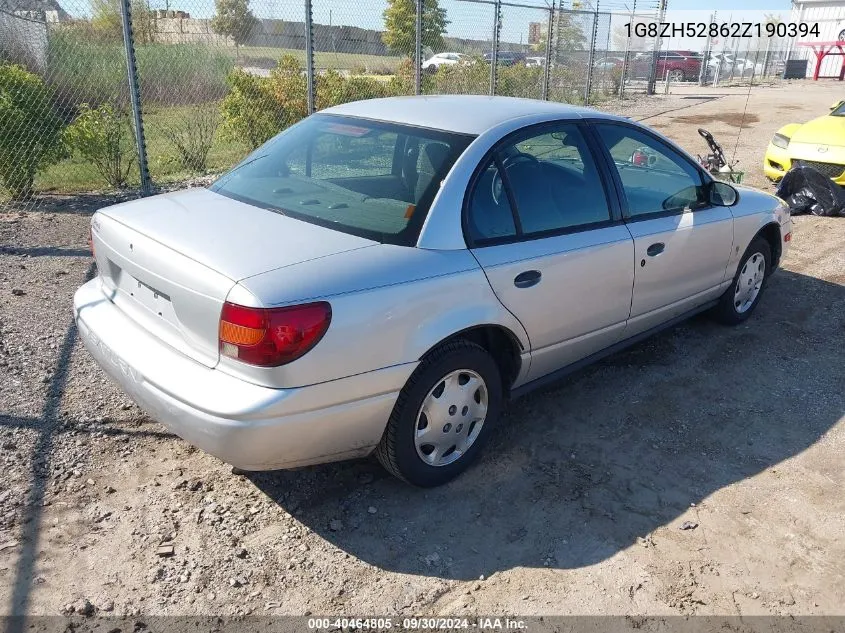 2002 Saturn S-Series Sl1 VIN: 1G8ZH52862Z190394 Lot: 40464805