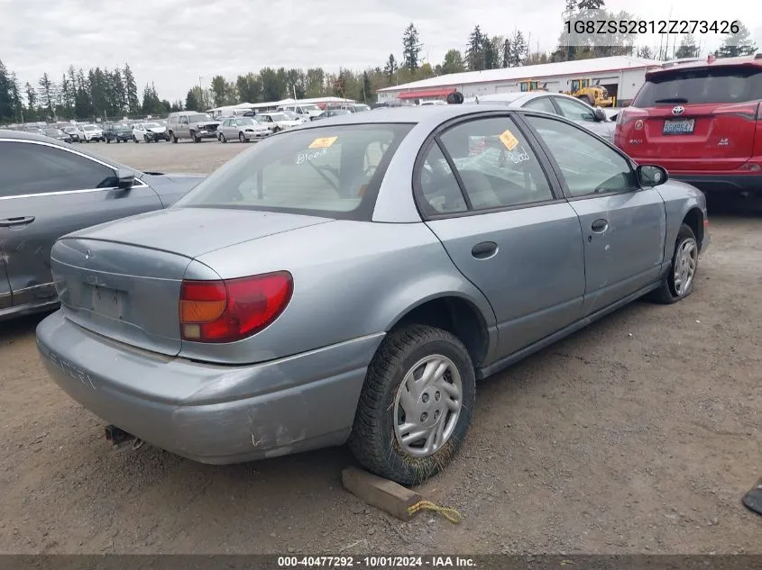 2002 Saturn S-Series Sl VIN: 1G8ZS52812Z273426 Lot: 40477292