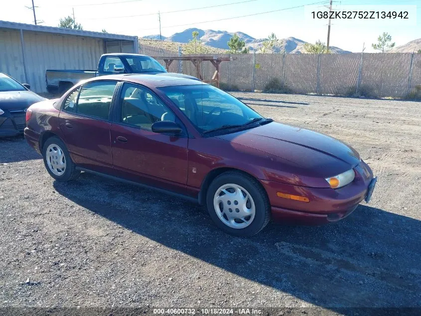 2002 Saturn S-Series Sl2 VIN: 1G8ZK52752Z134942 Lot: 40600732