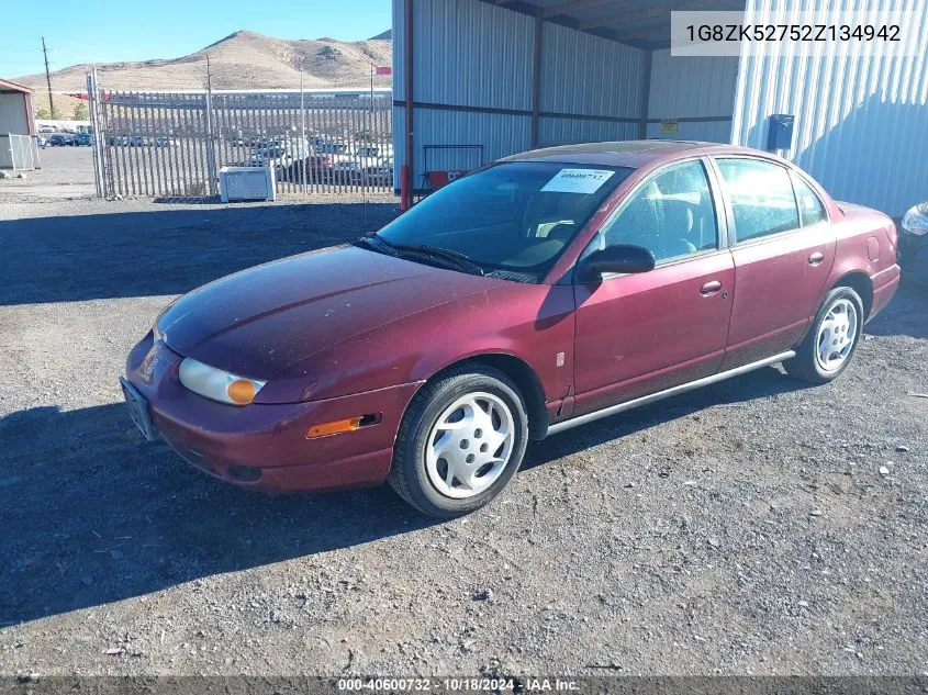 2002 Saturn S-Series Sl2 VIN: 1G8ZK52752Z134942 Lot: 40600732