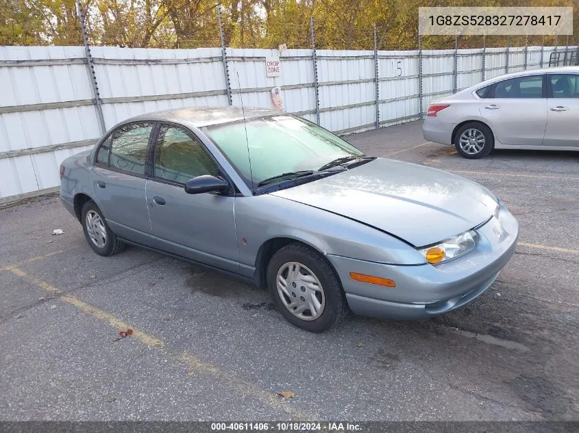 2002 Saturn S-Series Sl VIN: 1G8ZS528327278417 Lot: 40611406