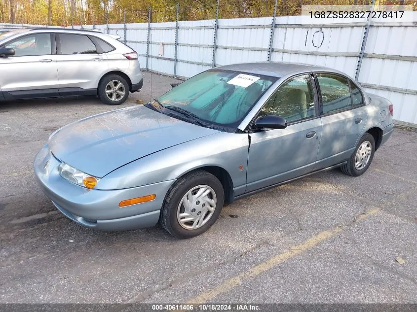 2002 Saturn S-Series Sl VIN: 1G8ZS528327278417 Lot: 40611406