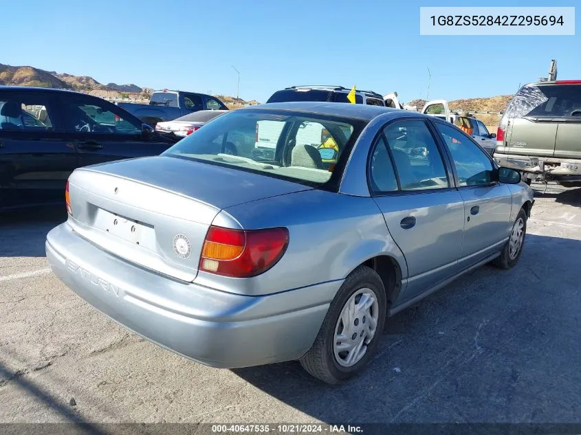 2002 Saturn S-Series Sl VIN: 1G8ZS52842Z295694 Lot: 40647535