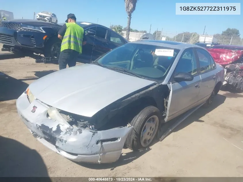 2002 Saturn S-Series Sl2 VIN: 1G8ZK52772Z311975 Lot: 40648873