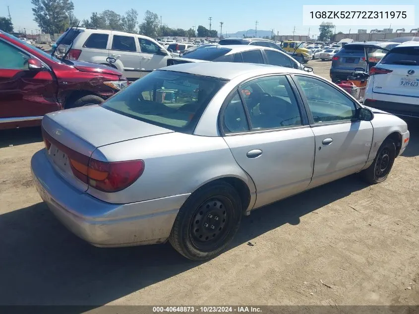 2002 Saturn S-Series Sl2 VIN: 1G8ZK52772Z311975 Lot: 40648873