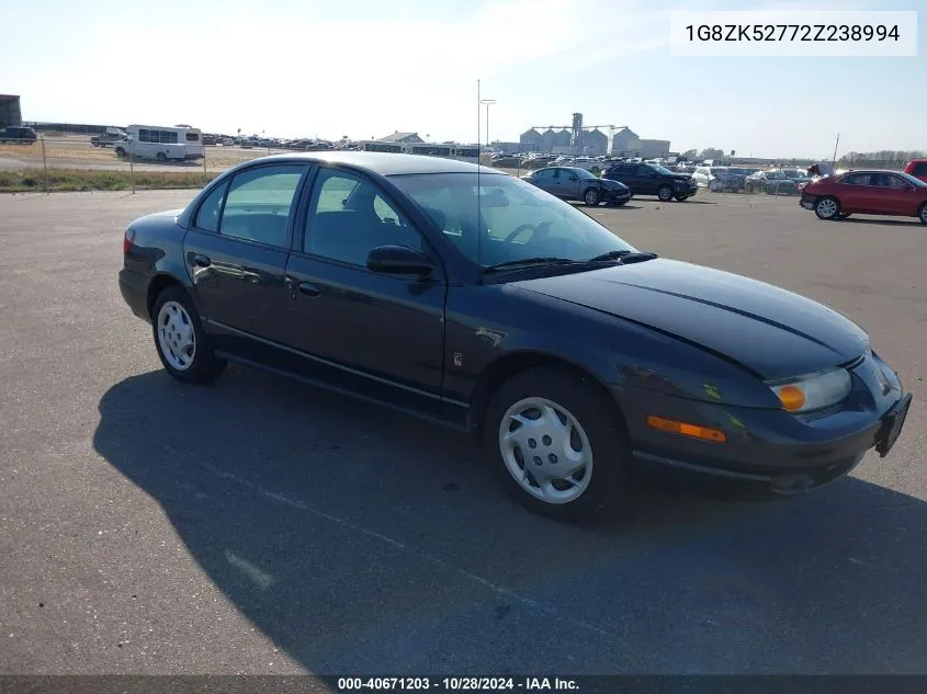 2002 Saturn S-Series Sl2 VIN: 1G8ZK52772Z238994 Lot: 40671203