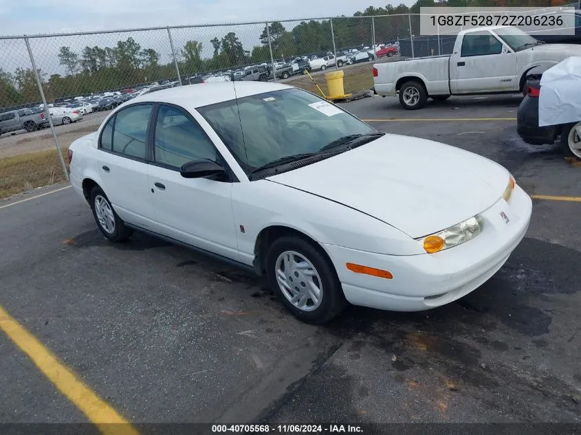 2002 Saturn S-Series Sl VIN: 1G8ZF52872Z206236 Lot: 40705568